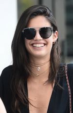 SARA SAMPAIO Out for Lunch at Spago in Los Angeles 04/12/2017