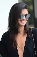 SARA SAMPAIO Out for Lunch at Spago in Los Angeles 04/12/2017