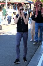 SARAH HAY Out at The Grove in West Hollywood 04/09/2017