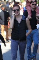 SARAH HAY Out at The Grove in West Hollywood 04/09/2017