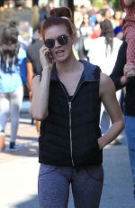 SARAH HAY Out at The Grove in West Hollywood 04/09/2017