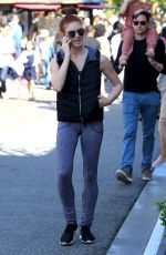 SARAH HAY Out at The Grove in West Hollywood 04/09/2017