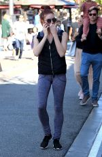 SARAH HAY Out at The Grove in West Hollywood 04/09/2017