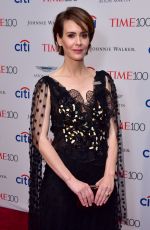 SARAH PAULSON at 2017 Time 100 Gala in New York 04/25/2017