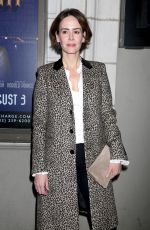 SARAH PAULSON at The Little Foxes Play Opening Night in New York 04/19/2017