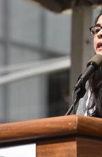 SARAH SILVERMAN at March and Rally to demand President Donald Trump Release His Tax Returns in New York 04/15/2017