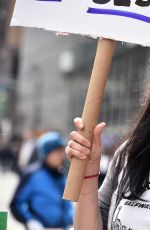 SARAH SILVERMAN at March and Rally to demand President Donald Trump Release His Tax Returns in New York 04/15/2017