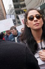 SARAH SILVERMAN at March and Rally to demand President Donald Trump Release His Tax Returns in New York 04/15/2017
