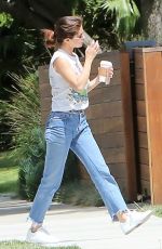 SELENA GOMEZ Arrives at a Studio in Los Angeles 04/26/2017