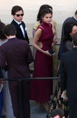 SELENA GOMEZ at a Wedding in Los Angeles 04/21/2017