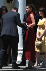 SELENA GOMEZ at a Wedding in Los Angeles 04/21/2017