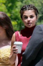 SELENA GOMEZ at a Wedding in Los Angeles 04/21/2017
