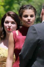 SELENA GOMEZ at a Wedding in Los Angeles 04/21/2017
