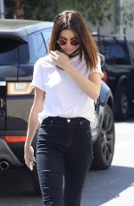 SELENA GOMEZ Out for Lunch in Los Angeles 03/31/2017