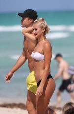 SELENA WEBER in Bikini on the Beach in Miami 04/11/2017