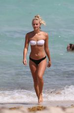 SELENA WEBER in Bikini on the Beach in Miami 04/11/2017