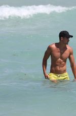 SELENA WEBER in Bikini on the Beach in Miami 04/11/2017