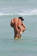 SELENA WEBER in Bikini on the Beach in Miami 04/11/2017