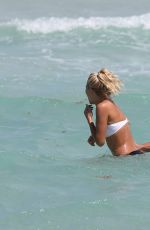 SELENA WEBER in Bikini on the Beach in Miami 04/11/2017