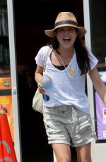 SELMA BLAIR at a Gas Station in Los Angeles 04/07/2017