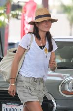 SELMA BLAIR at a Gas Station in Los Angeles 04/07/2017