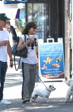 SELMA BLAIR Walks Her Dog Out in Los Angeles 04/19/2017