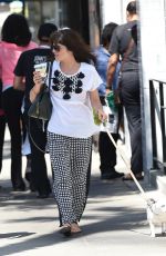 SELMA BLAIR Walks Her Dog Out in Los Angeles 04/19/2017