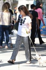 SELMA BLAIR Walks Her Dog Out in Los Angeles 04/19/2017
