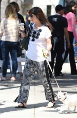 SELMA BLAIR Walks Her Dog Out in Los Angeles 04/19/2017