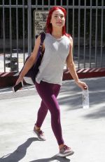 SHARNA BURGESS Arrives at DWTS Studio in Los Angeles 04/19/2017