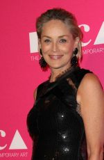 SHARON STONE at Moca Gala Honoring Jeff Koons in Los Angeles 04/29/2017