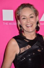 SHARON STONE at Moca Gala Honoring Jeff Koons in Los Angeles 04/29/2017