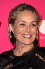SHARON STONE at Moca Gala Honoring Jeff Koons in Los Angeles 04/29/2017