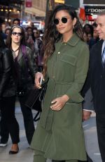 SHAY MITCHELL Arrives at Good Morning America in New York 04/18/2017