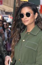 SHAY MITCHELL Arrives at Good Morning America in New York 04/18/2017