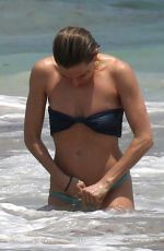 SIENNA MILLER in Bikini at a Beach in Cancun 04/02/2017