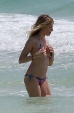 SIENNA MILLER in BIKINI on the Beach in Cancun 04/05/2017