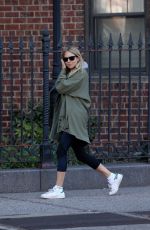 SIENNA MILLER Out and About in New York 04/08/2017