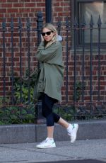 SIENNA MILLER Out and About in New York 04/08/2017