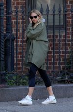 SIENNA MILLER Out and About in New York 04/08/2017