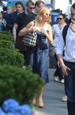 SIENNA MILLER Out and About in New York 04/11/2017