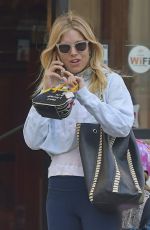 SIENNA MILLER Out in New York 04/11/2017
