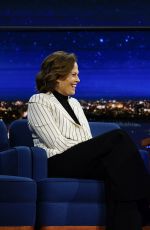 SIGOURNEY WEAVER at Late Show with Stephen Colbert 04/05/2017
