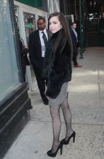 SOFIA CARSON Arrives at AOL Studios in New York 04/10/2017