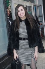 SOFIA CARSON Arrives at AOL Studios in New York 04/10/2017
