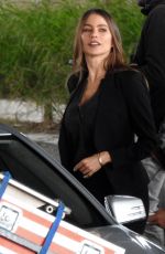 SOFIA VERGARA on the Set of Bent in Rome 04/05/2017