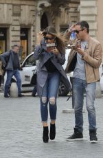 SOFIA VERGARA Out and About in Rome 04/03/2017