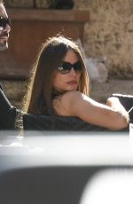 SOFIA VERGARA Out Shopping in Rome 04/08/2017