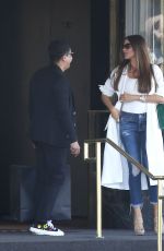 SOFIA VERGARA Shopping at Saks Fifth Avenue in Beverly Hills 04/15/2017