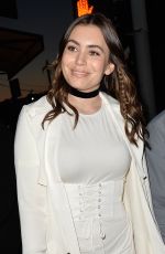 SOPHIE SIMMONS Leaves Harper’s Bazaar Party in Los Angeles 04/26/2017